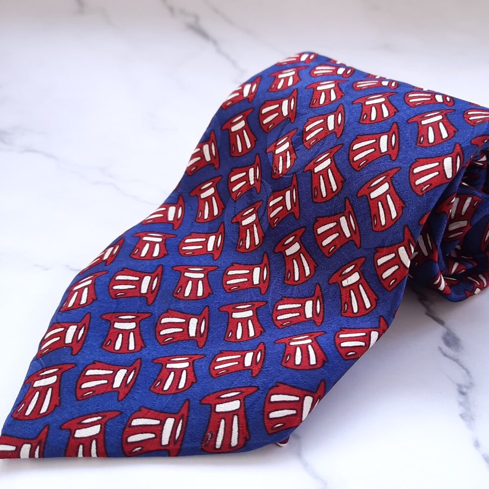 Grateful Dead Uncle Sam First Set 100% Silk Men's Necktie Red White Blue Tie